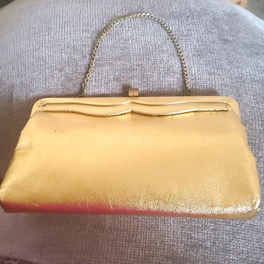 Vintage Golden Clutch